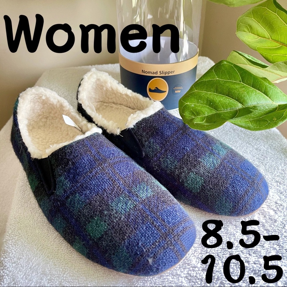 NEW Pendleton Black Watch Plaid Nomad Slippers